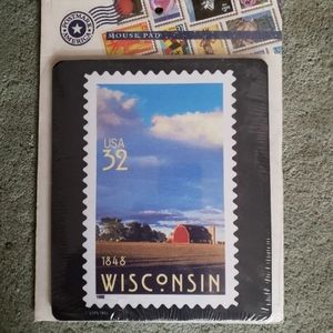 NWT USPS Wisconsin mousepad